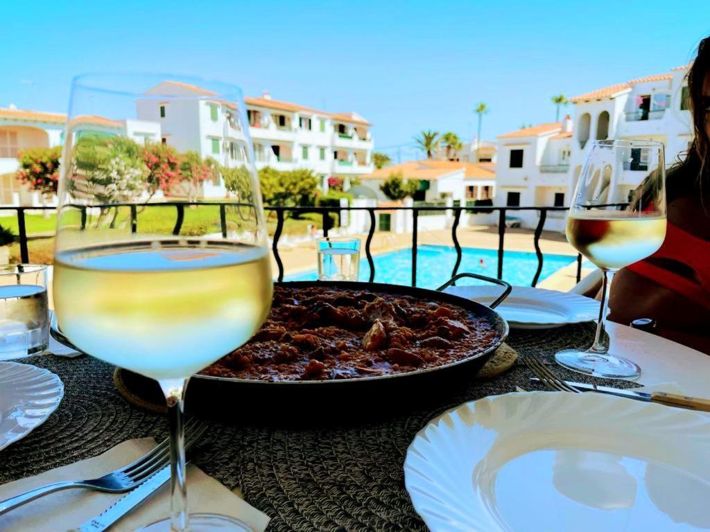 Precioso Apartamento Residencial Con Piscina Cala En Porter  ภายนอก รูปภาพ